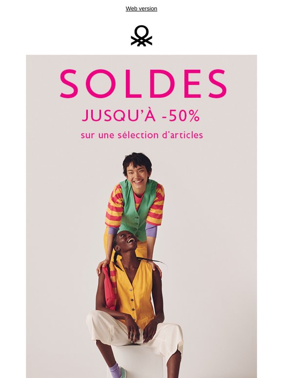 Soldes : encore plus d’articles jusqu’à - 50 %