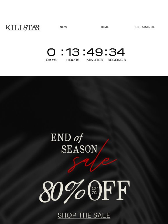 📣Last Call! Up to 80% Off Ends at Midnight