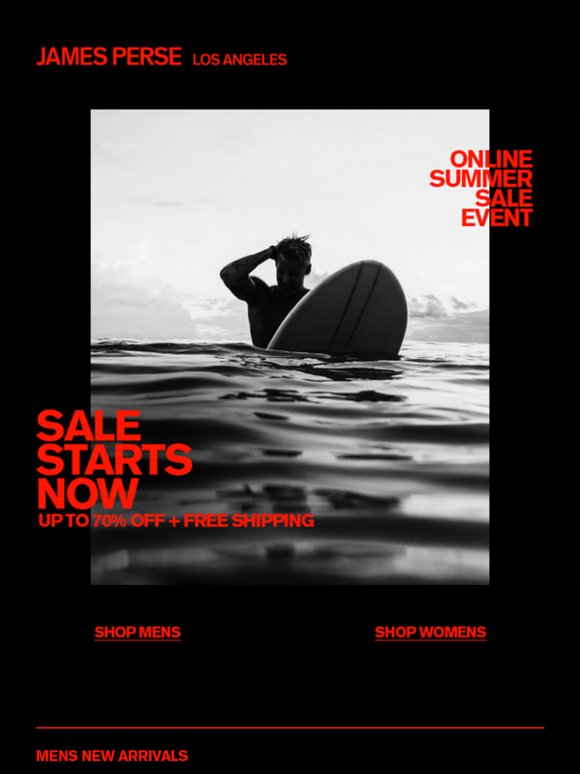 Up To 70% Off Starts Today
