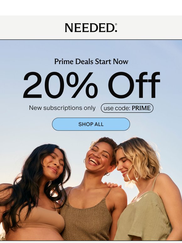 Prime Sale Starts NOW