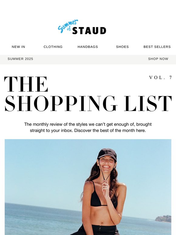 YOUR JULY SHOPPING LIST
