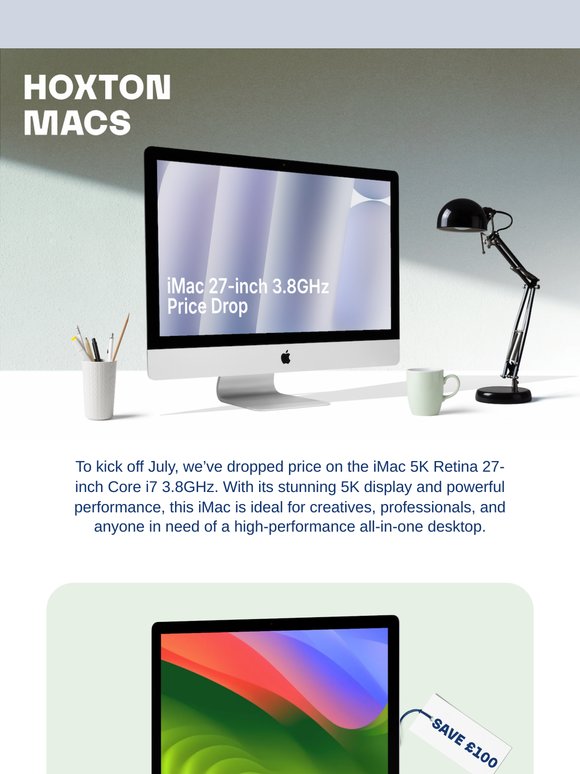 Price Drop - iMac 27-inch 3.8GHz i7 🚨