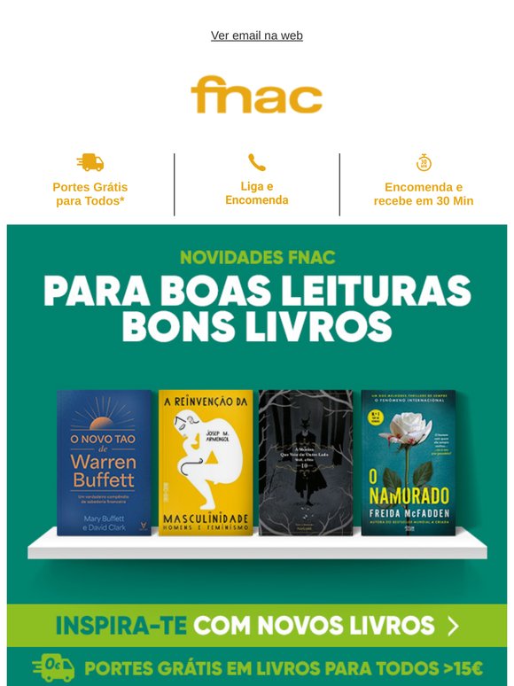 Inspira-te com novas leituras! 📖