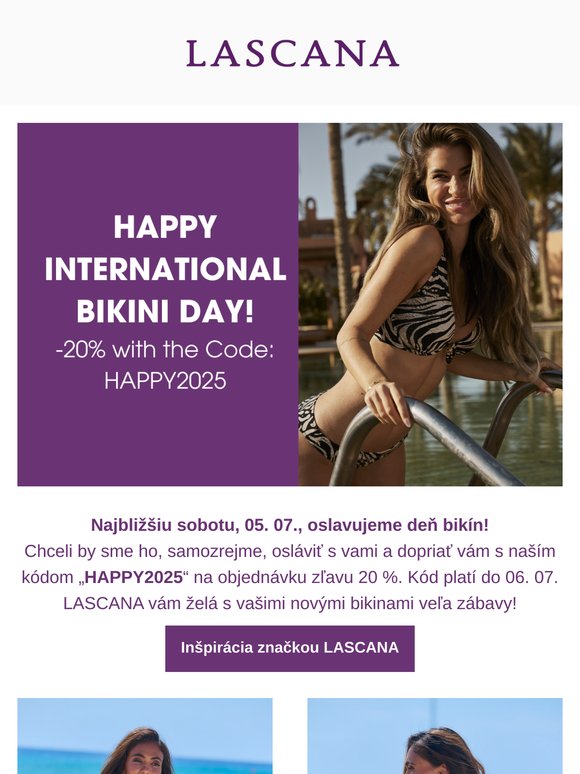 -20% off for International Bikini Day!