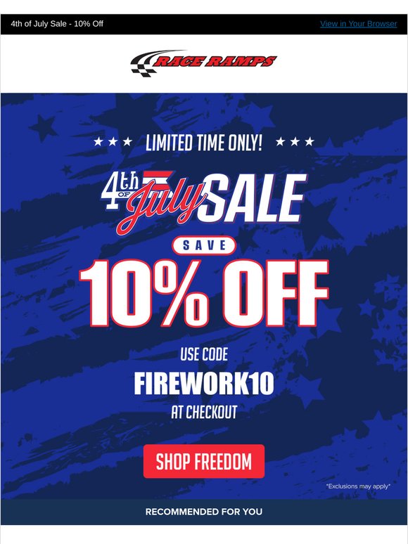 🏁 Sale So Good, Even Uncle Sam’s in Line