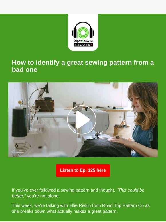 The "blueprint" to a great sewing pattern ✂️