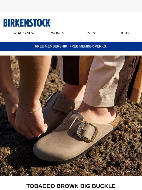 A first for Big Buckle: Tobacco Brown oiled leather