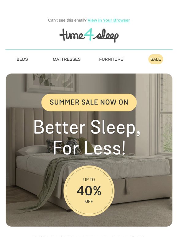 Refresh your space with the Summer Sale