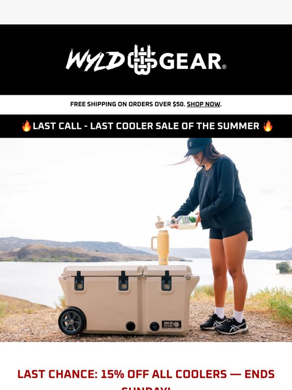 FREEDOM SERIES HARD COOLERS 15% OFF NOW