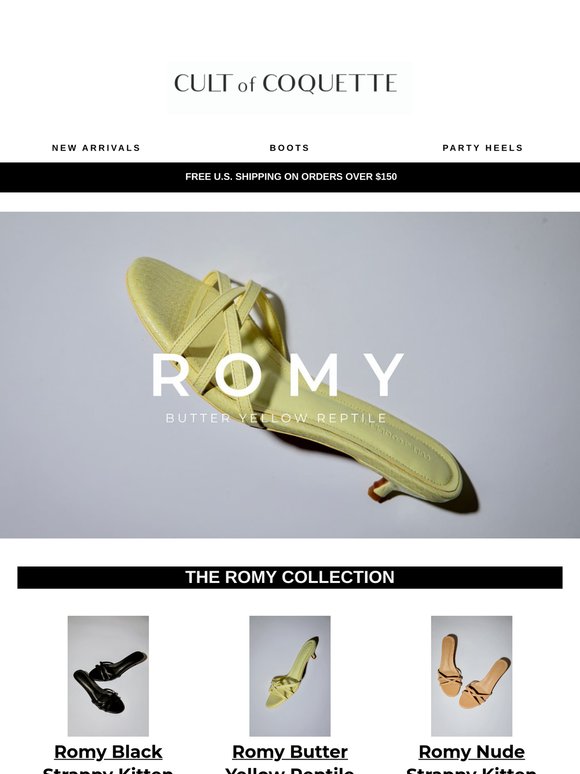 Meet ROMY: The Kitten Mule Your Summer Wardrobe Needs ☀️