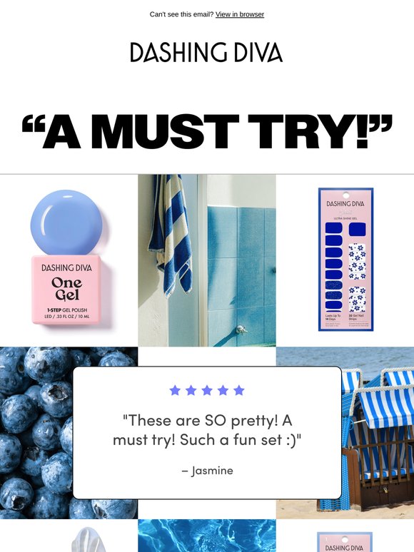 Dive Into Summer with Blue Manis