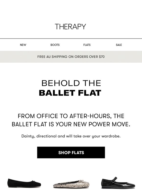 BEHOLD THE BALLET FLAT