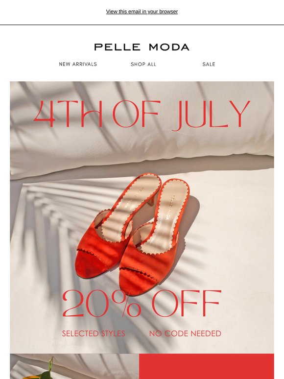 Cue The Fireworks 💥 20% OFF Selected Styles