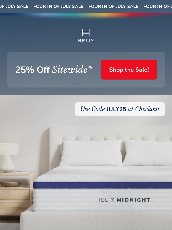 Fourth of July Weekend Savings start NOW!
