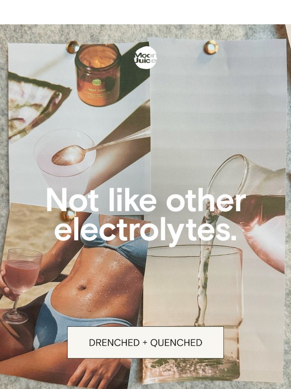 martinis at 5. minerals at 9.