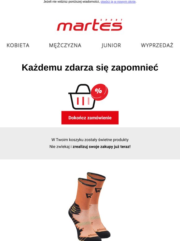 W koszyku pozostawiłeś świetne produkty! Wróć do koszyka i kup je, zanim zrobią to inni!