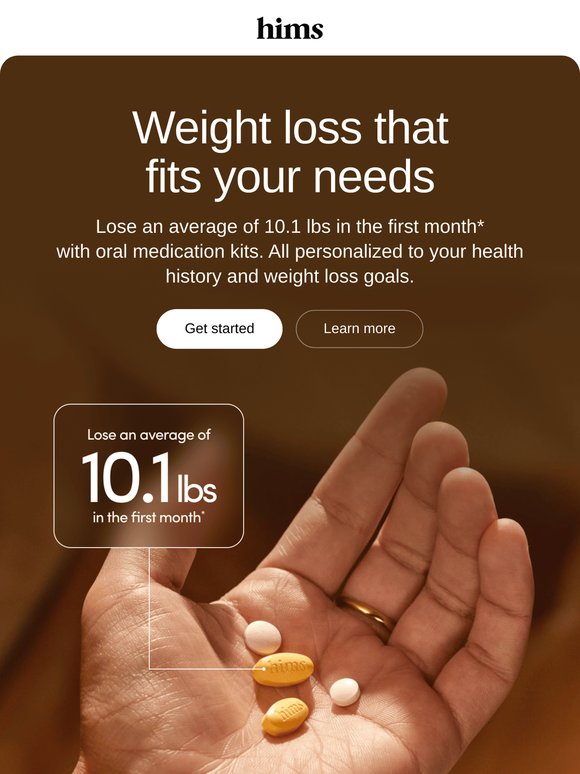 Your personal plan for losing weight