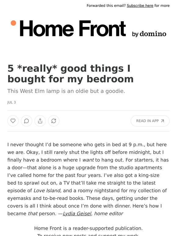 5 *really* good things I bought for my bedroom