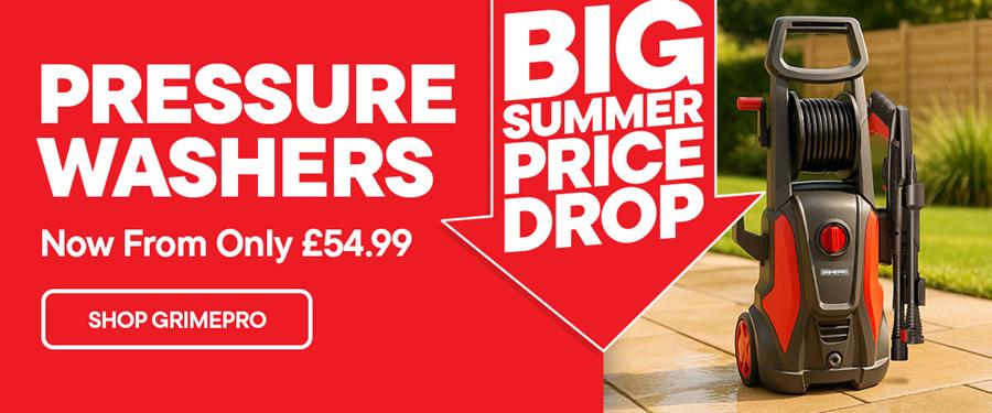 Big Summer Price Drop - Grimepro Pressure Washers