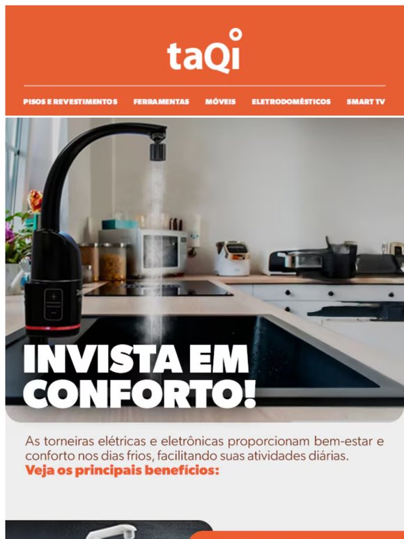 Torneiras elétricas: praticidade, economia e conforto ✨