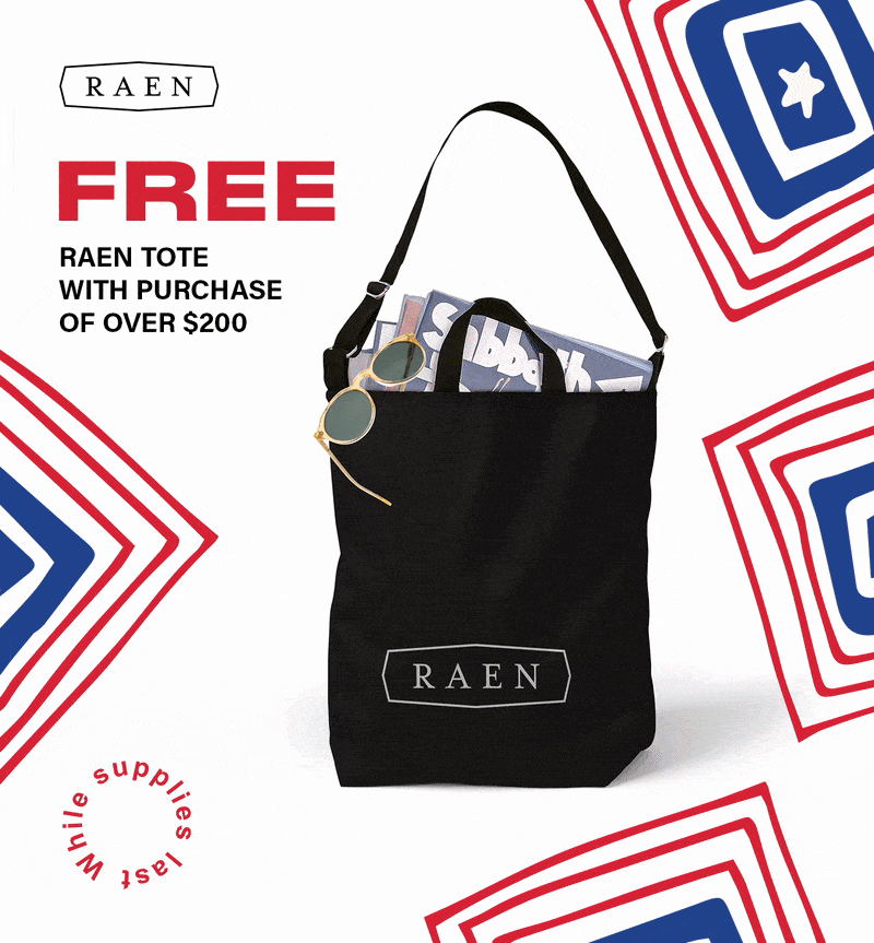 Free tote bag included for all orders $200+