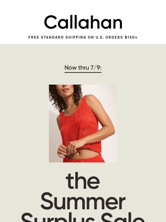 40% OFF SALE STARTS NOW!