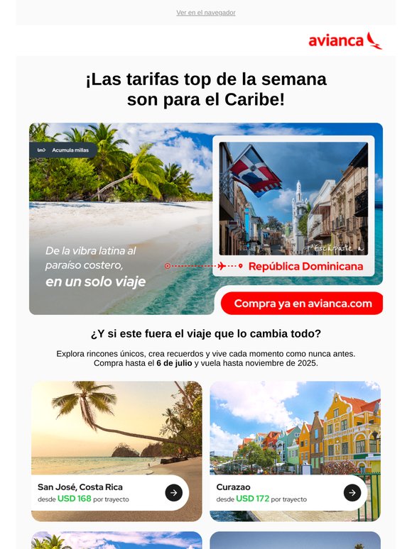 Haz del Caribe tu próximo destino favorito ✈️