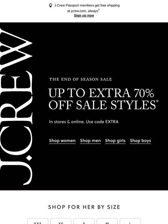 Up to extra 70% off sale is yours!