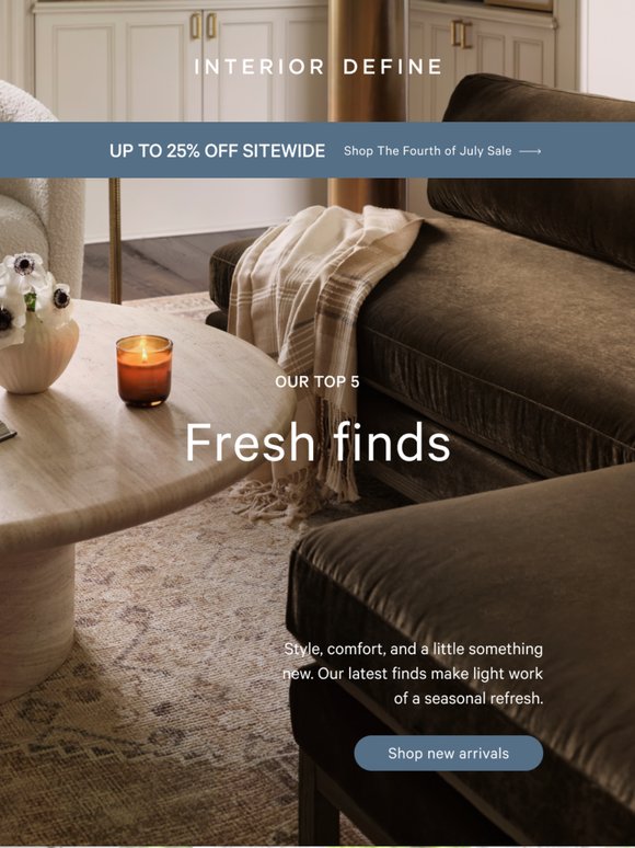Fresh Finds, Limited-Time Prices