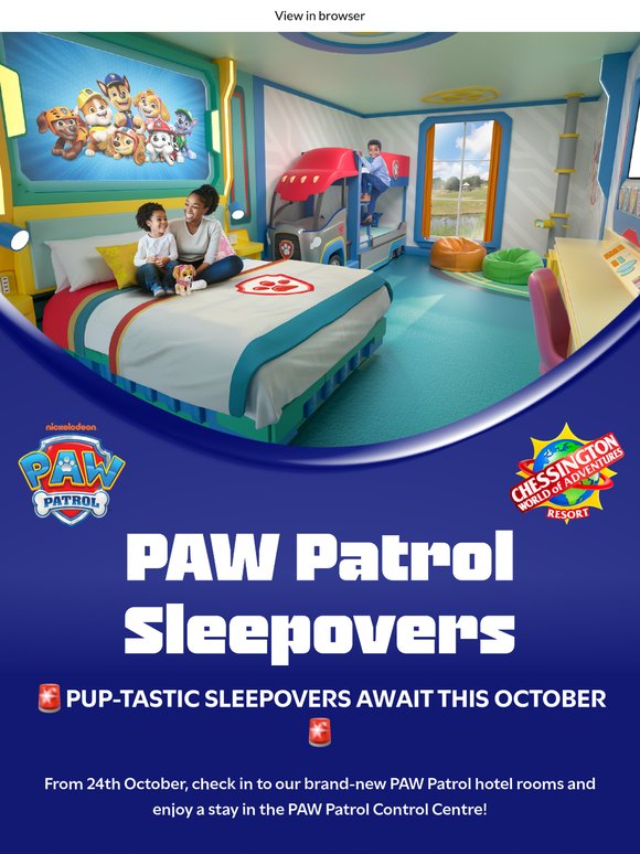 Pup-tastic sleepovers await this October!🐾