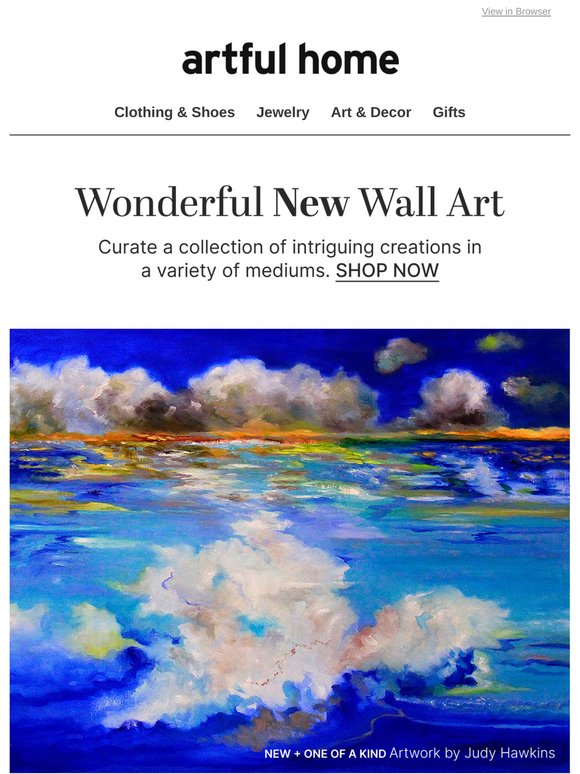 Create a Gallery with New Wall Art