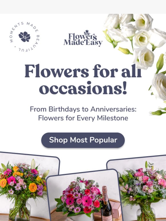 Flowers For All Occasions 🌻🌸