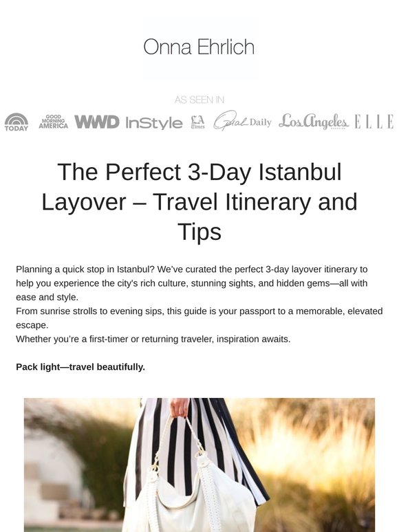 A 3-Day Escape to Istanbul, Curated Just for You ✈️