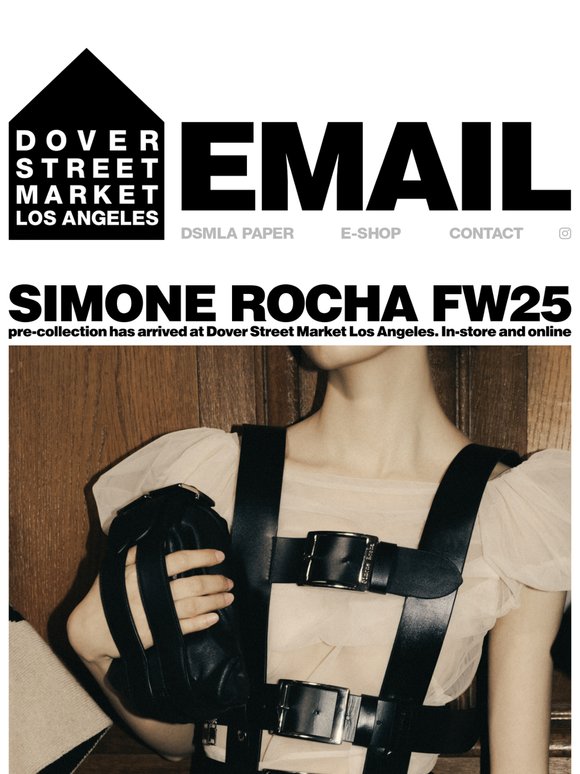 Simone Rocha FW25 pre-collection has arrived at Dover Street Market Los Angeles