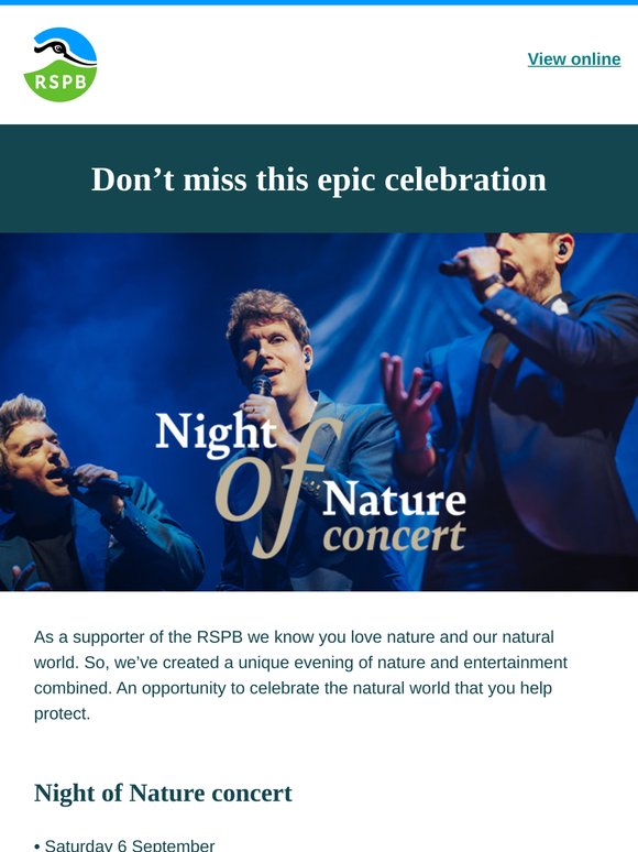 Let nature move you with a night of music and wonder