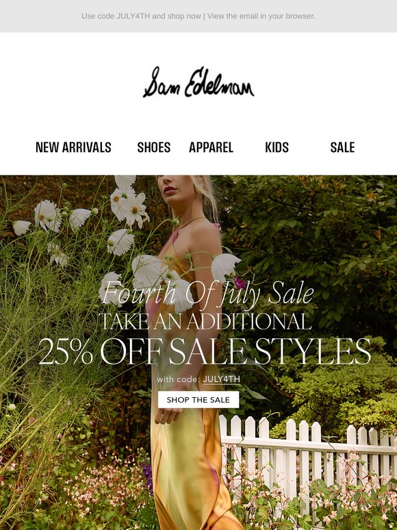 Don’t Miss An Extra 25% Off Sale