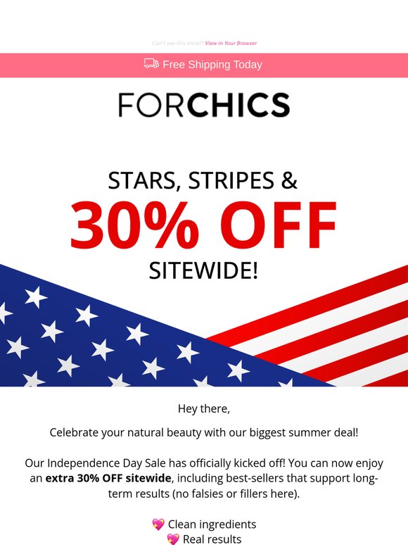 🎆 Get Ready: 30% OFF Starts Now!