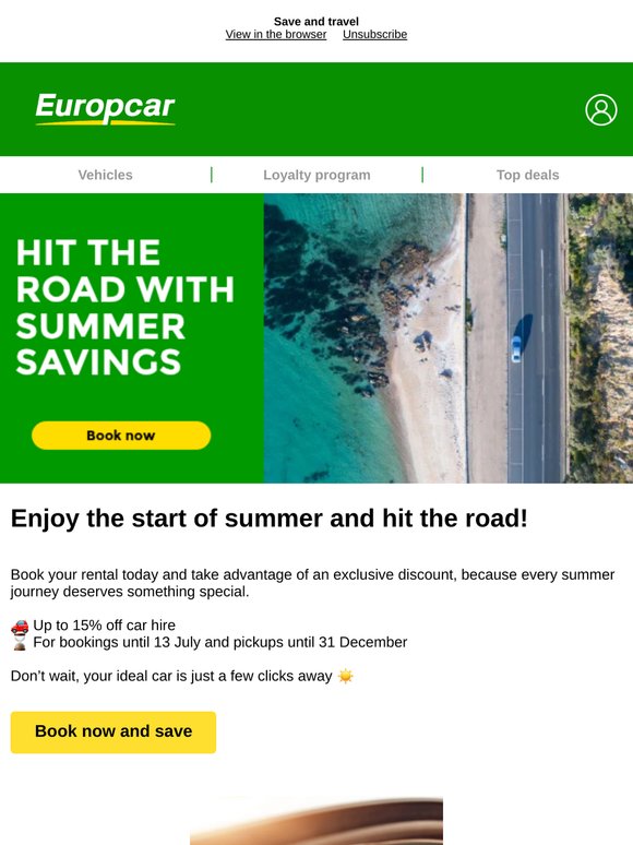 Hit the road with summer savings
