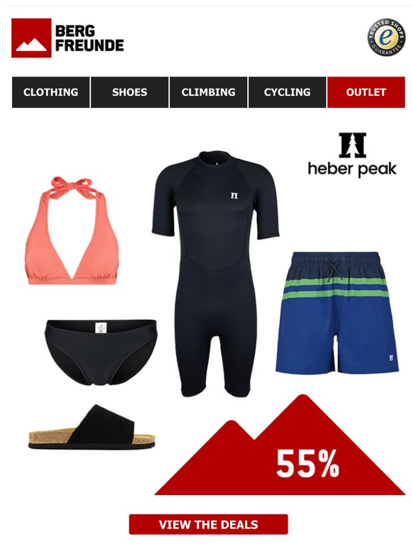 ⏰Today only: 55% discount on swimwear from Heber Peak