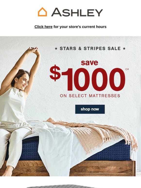 Save $1000 on Select Mattresses⏰ Time's Up Soon
