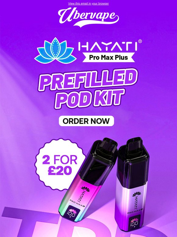Just In: Hayati Pro Max + - 2 for £20 🔥