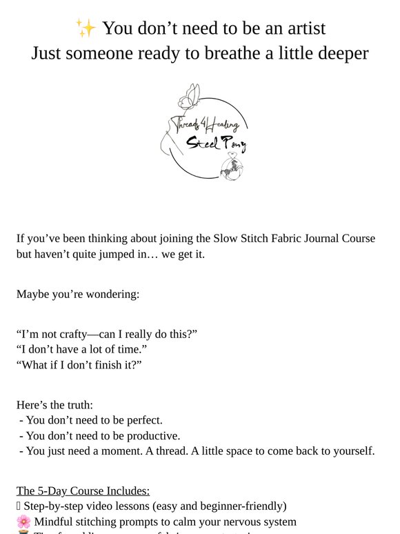 Still thinking about it? This might help 🌿