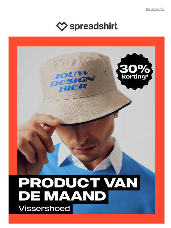 30% korting op onze Vissershoed