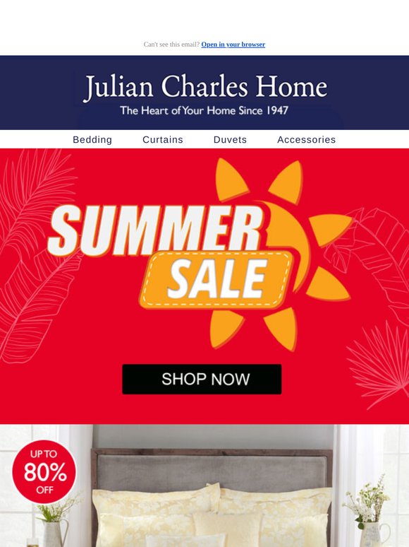 Up To 80% Off Summer Sale Jacquard Bedding!