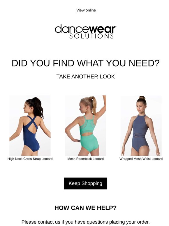 Still interested? Get the dancewear you need now