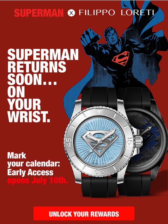 The Superman x Filippo Loreti Drop Lands Soon💥