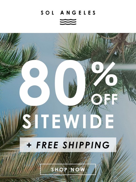 Up to 80% off Sitewide + Free Shipping $50+
