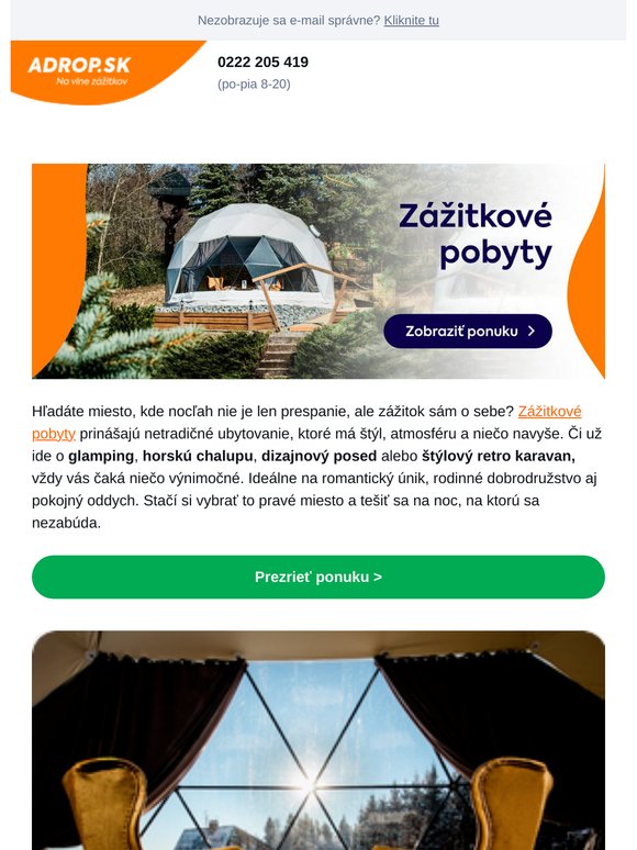 Miesta, kam sa budete chcieť vrátiť ⛺
