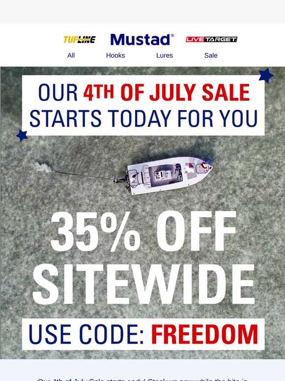 35% OFF | 4th Of July Sale
