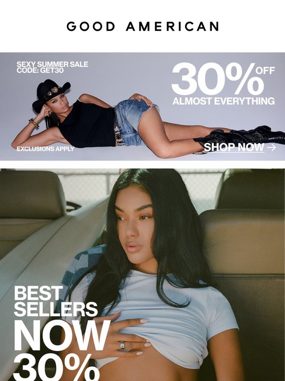 Our Best Selling Denim Is Now 30%